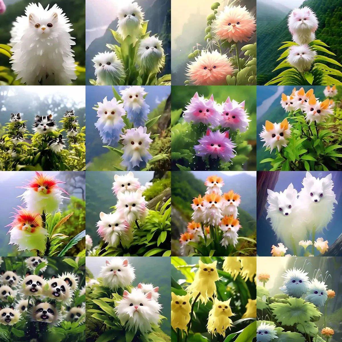 🐱Magical plants! 🌈Cat's eye dazzling seeds + Free Organic Pot mix