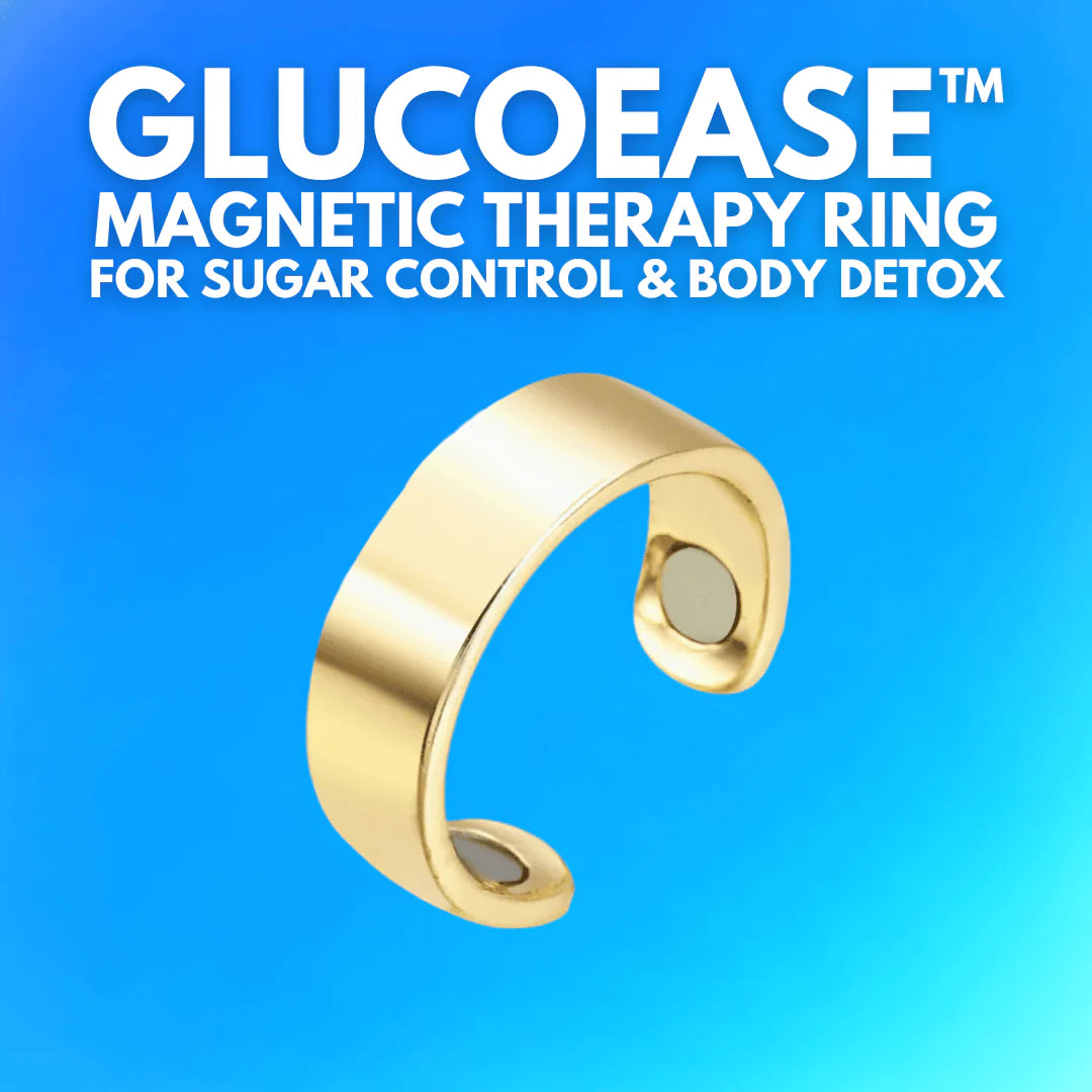 GlucoEase™️ Magnetic Therapy Ring for Sugar Control (Buy 1 Get 1 Free) MAN & WOMAN