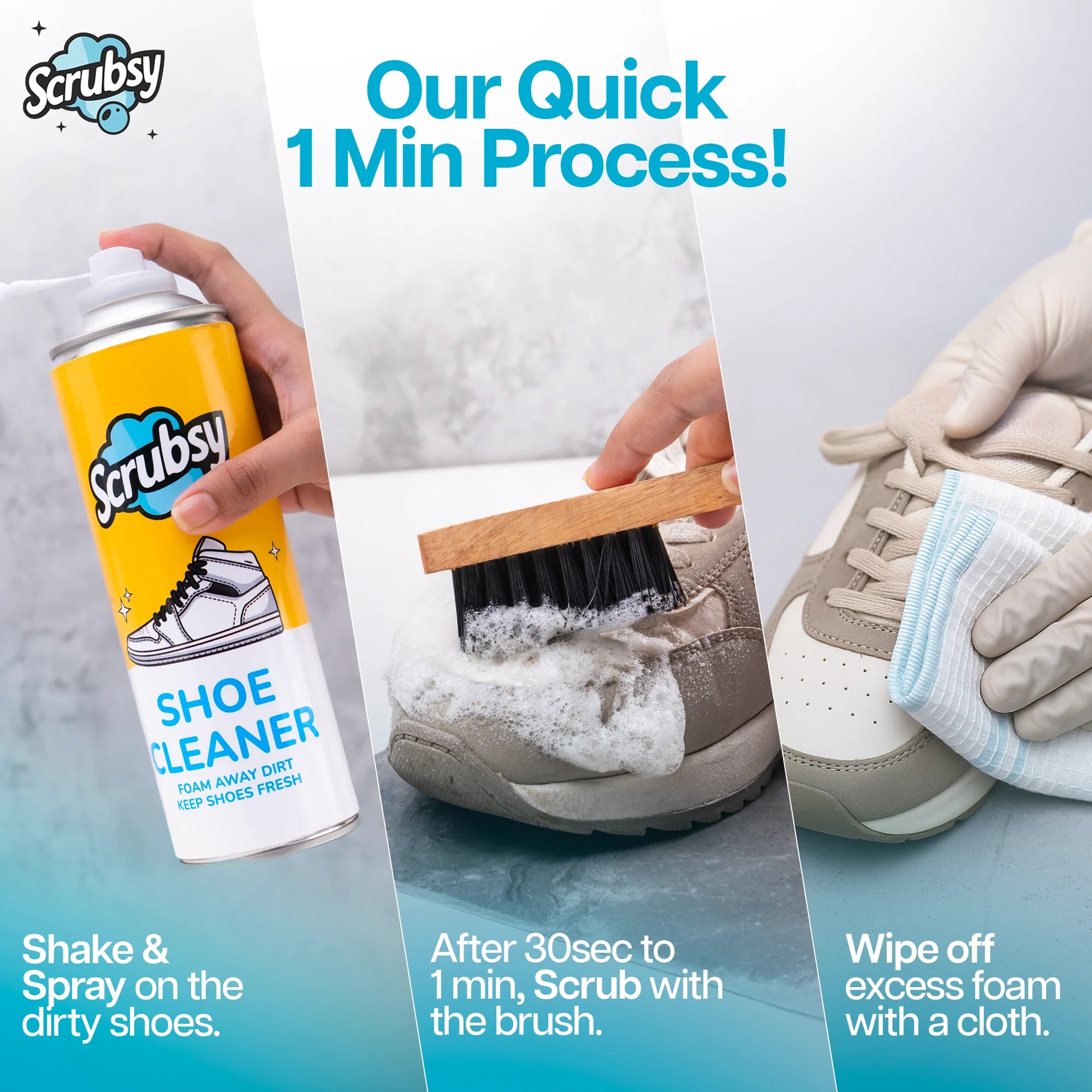 India's #1 Foam-Based Footwear Cleaner