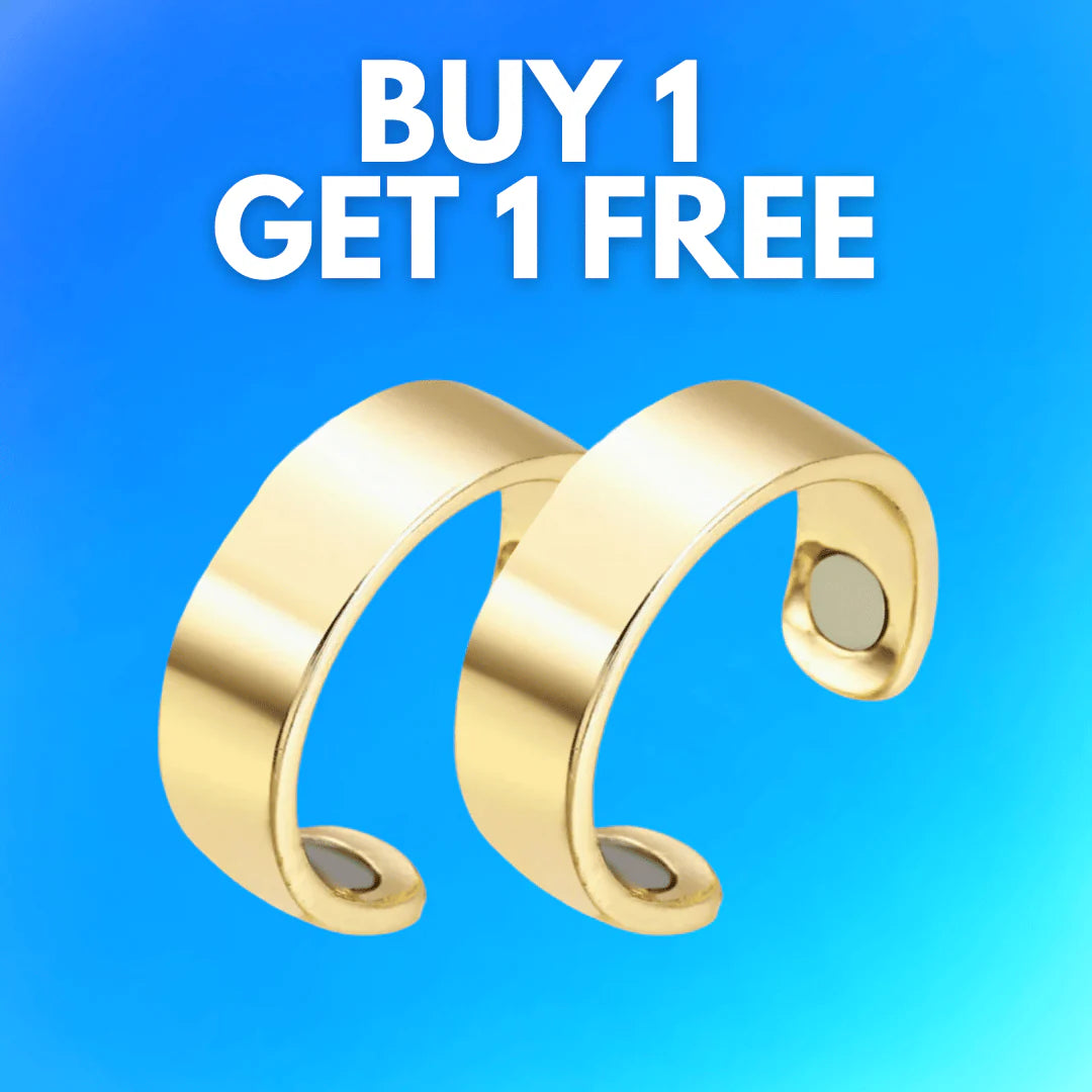 GlucoEase™️ Magnetic Therapy Ring for Sugar Control (Buy 1 Get 1 Free) MAN & WOMAN