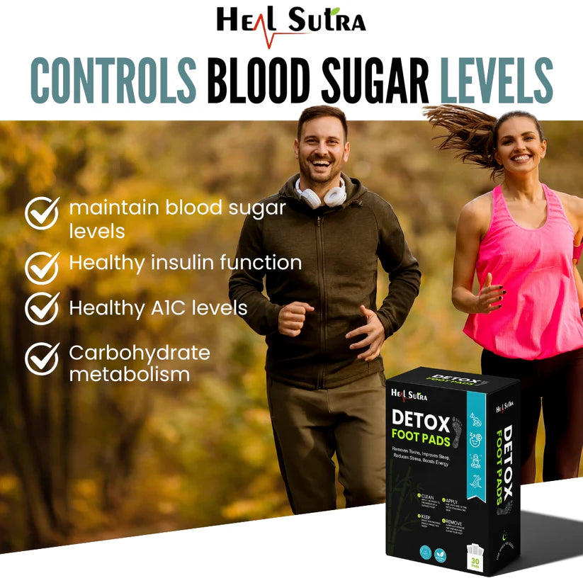 Detox Foot Pads - Best Diabetes Relief Patch For Your Health (pack of 5= 50 pads)
