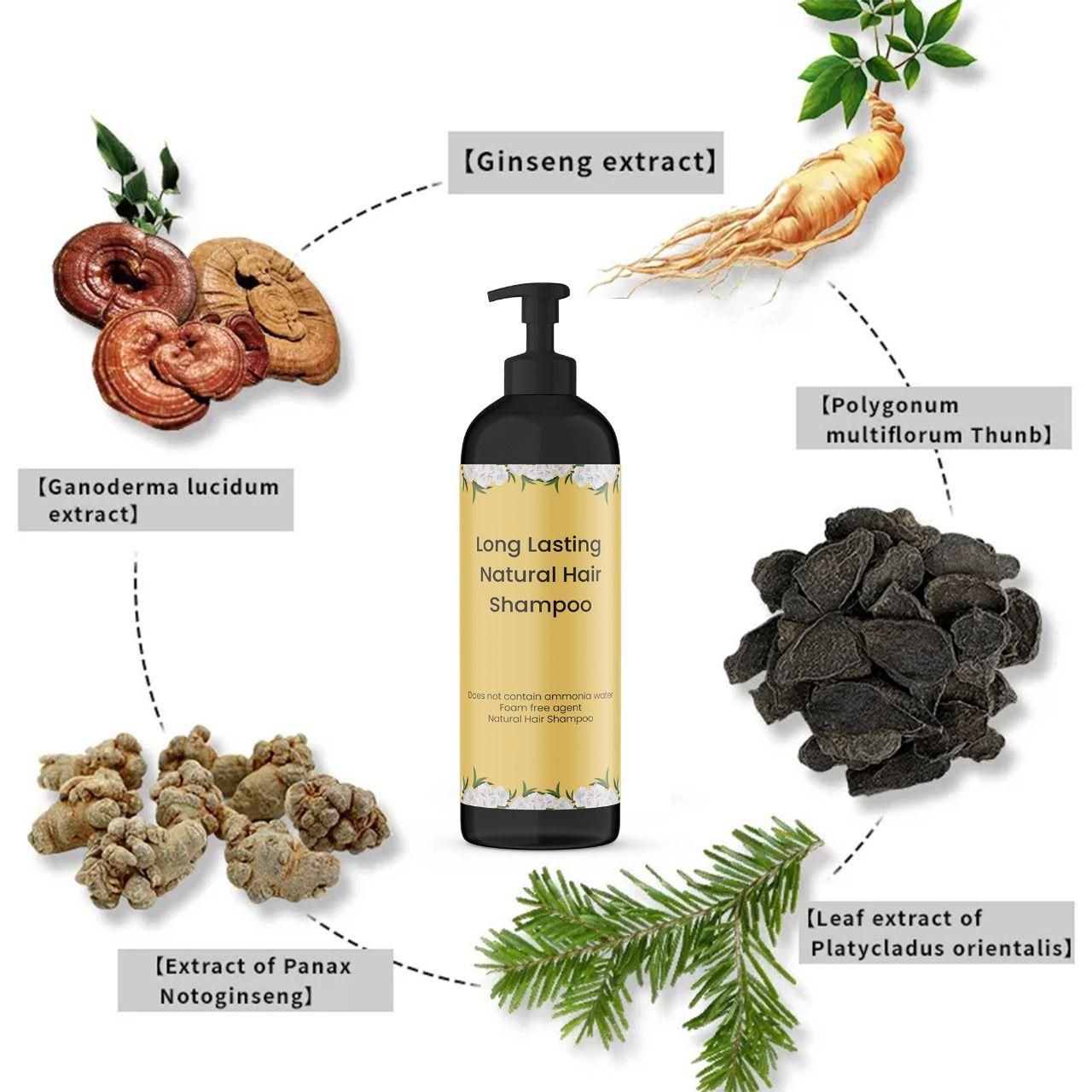 🌿 Natural Hair Dye Shampoo – 50ml Each (Pack of 2) | Quick & Easy Application | Long-Lasting Color | Ammonia-Free Formula