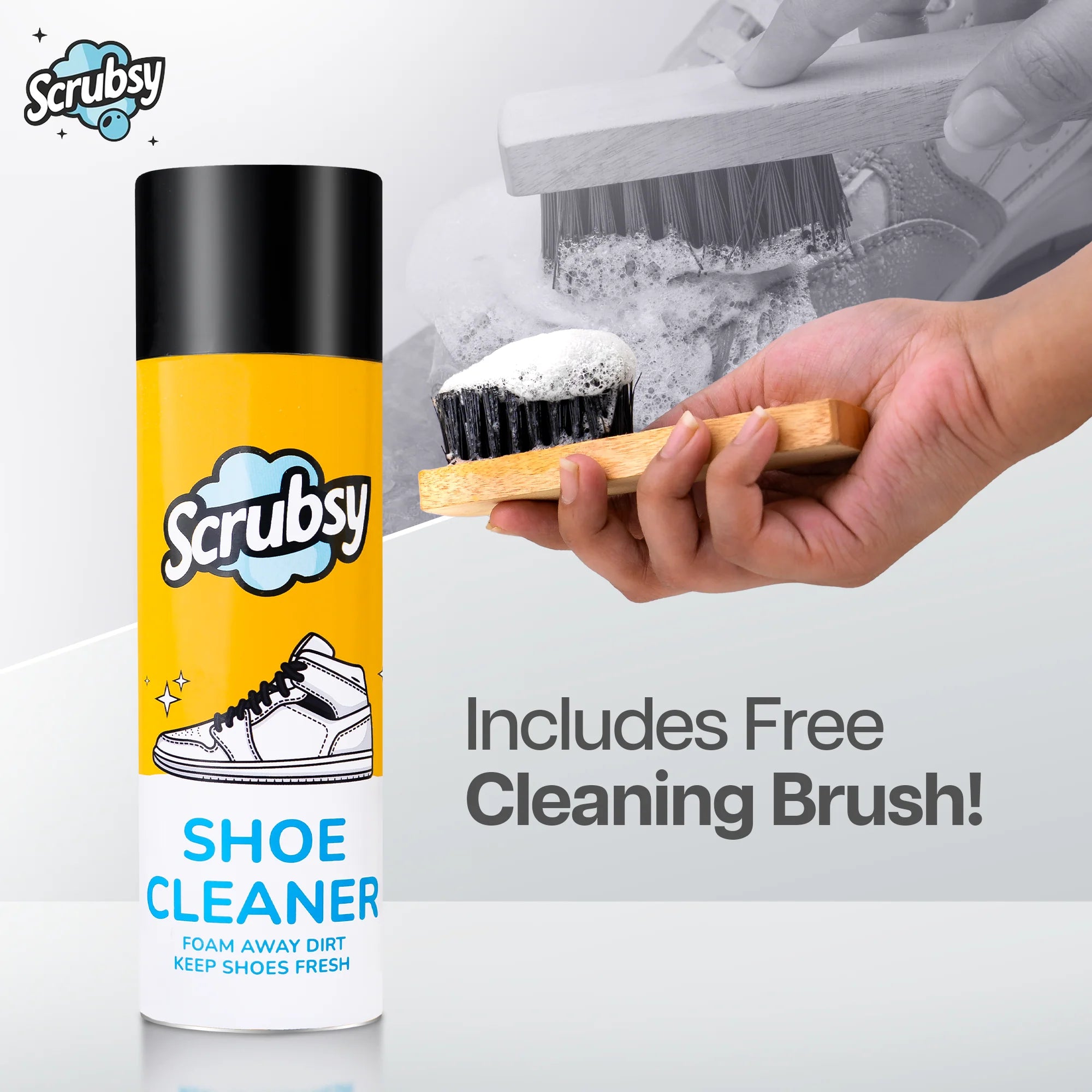 India's #1 Foam-Based Footwear Cleaner