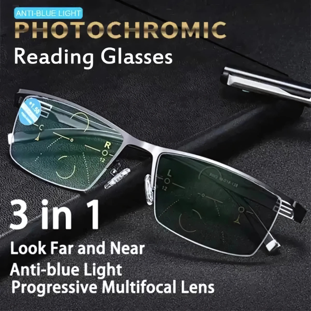 🔥 Buy 1 Get 1 Anti-blue Progressive Far And Near Dual-Use Reading Glasses