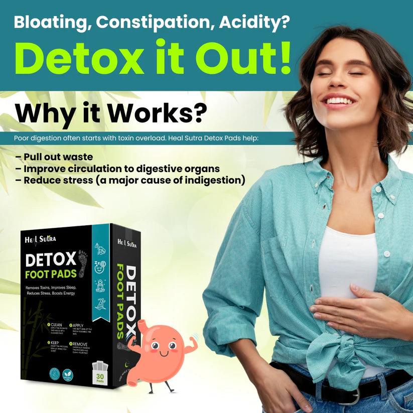 Detox Foot Pads - Best Diabetes Relief Patch For Your Health (pack of 5= 50 pads)