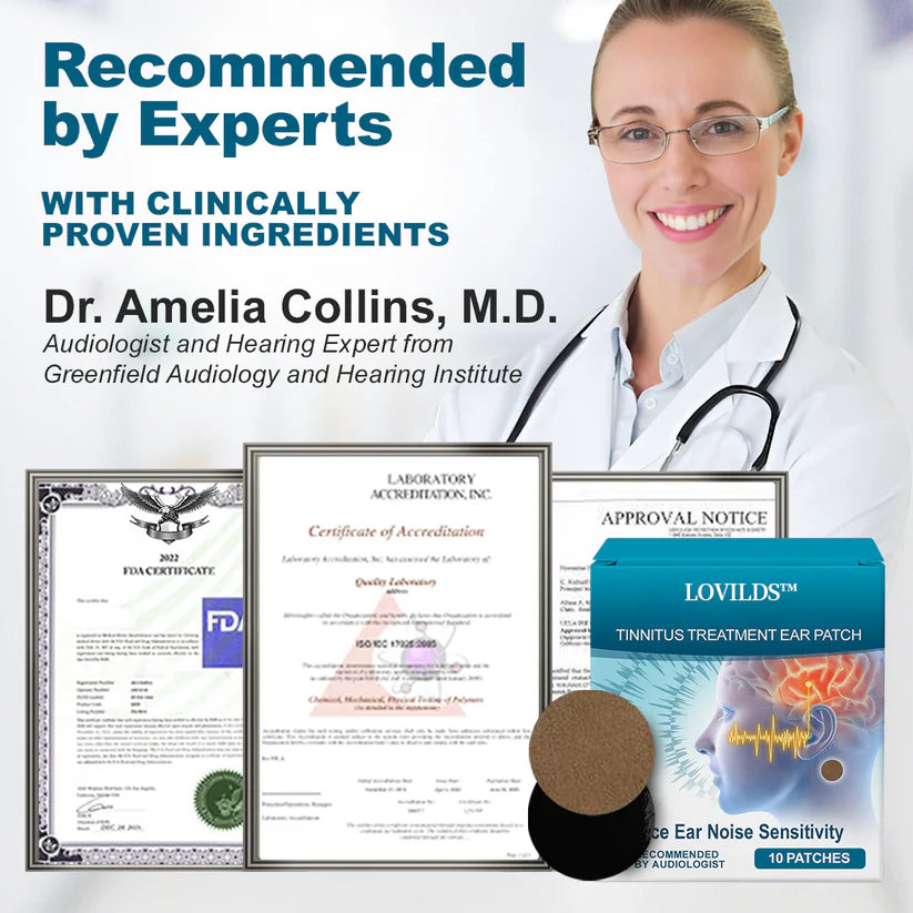LOVILDS™ Tinnitus Treatment Ear Patch Buy 1 get 1 free