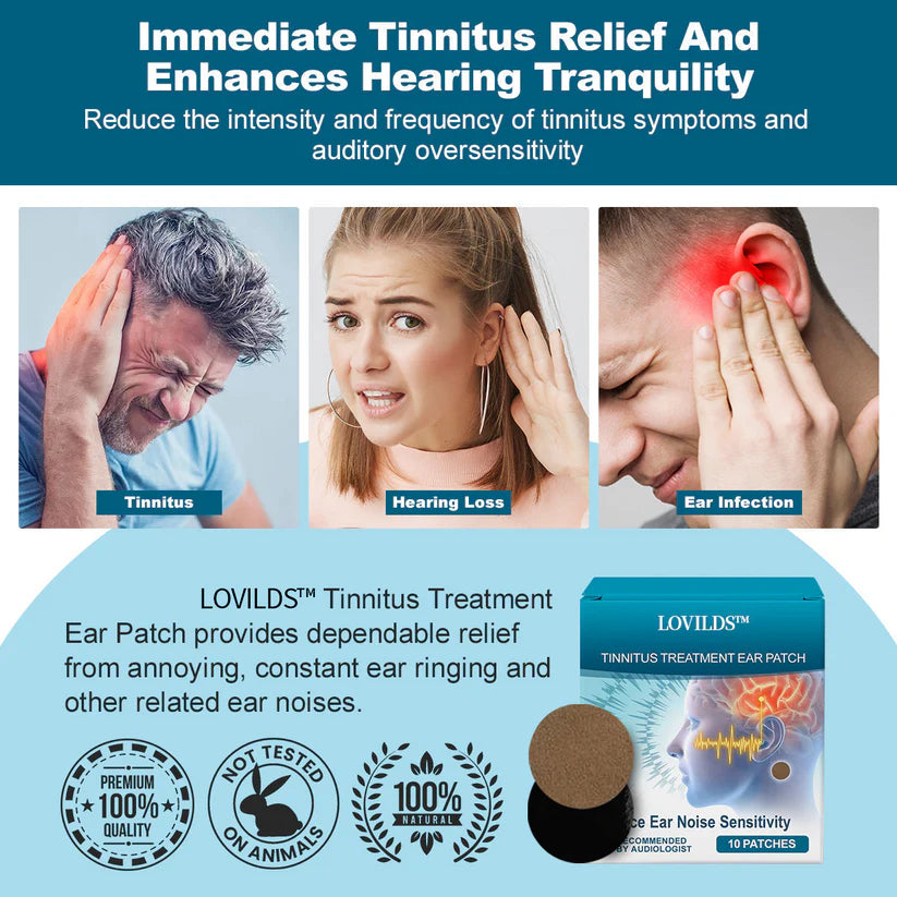 LOVILDS™ Tinnitus Treatment Ear Patch Buy 1 get 1 free